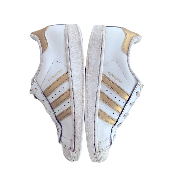 Adidas Superstar Ortholite Kids White/Gold. 1 - Picture 4 of 7